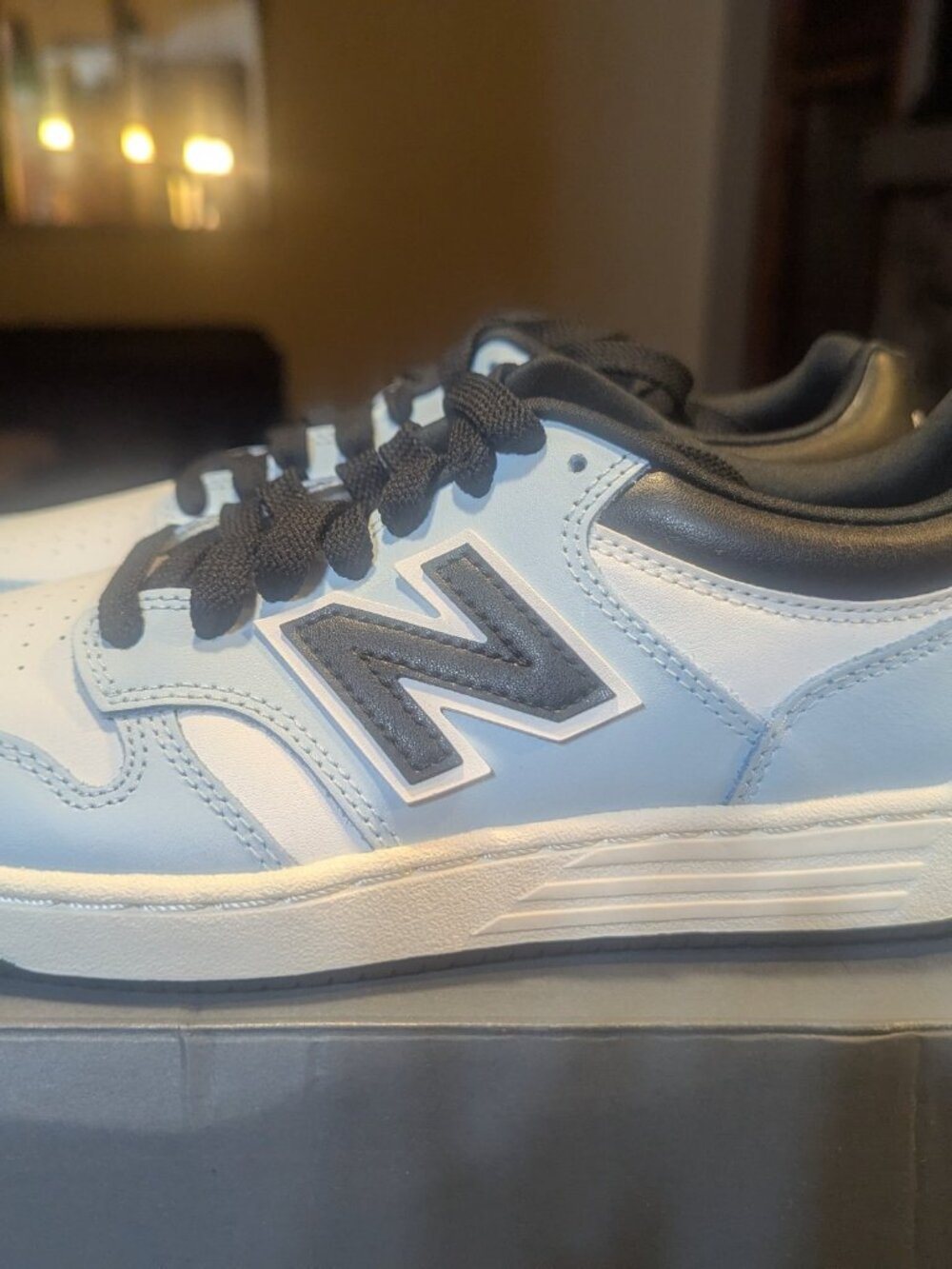 New Balance 480 Light Blue White Sneakers Kids 7Y Womens 8.5 New in Box